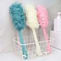 Bathing with long handle, showering brush for cooling, large-sized bath, scrubbing tool, bath ball, bathroom soft scrubber. 