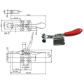 NXFDSIOZ 48 Pieces Hand Tool Adjustable Toggle Clamp 201A Antislip Red Horizontal Clamp 201-A Quick Release Heavy Duty Tool. 