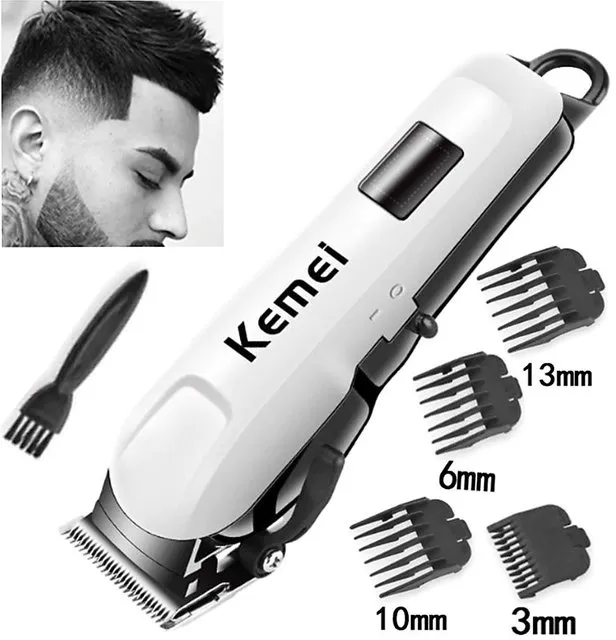 Kemei%20Km-809A%20AC/DC%20system%20Digital%20Electric%20Rechargeable%20Professional%20Hair%20Clipper%20Trimmer%20-%20Image%202