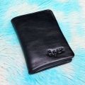 Pure Leather Wallet - Craftsmanship High Quality Long Lasting Business Premium Wallet. 