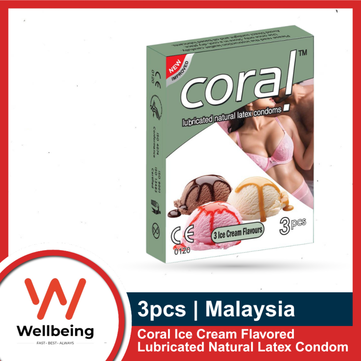 Coral%20Ice%20Cream%20Flavored%20Lubricated%20Natural%20Latex%20Condom-%203x1-%203%20Pieces%20-%20Image%203