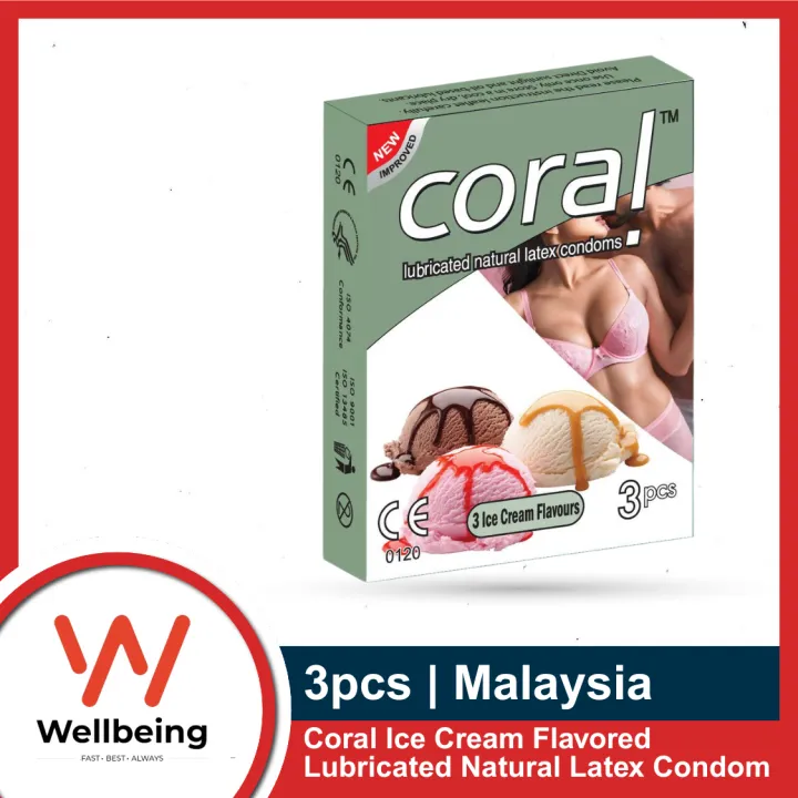 Coral%20Ice%20Cream%20Flavored%20Lubricated%20Natural%20Latex%20Condom-%203x1-%203%20Pieces%20-%20Image%203