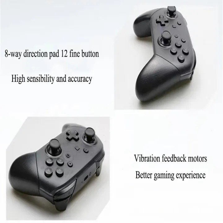 Wireless%20Gamepad%20Double%20Vibration%20One%20key%20awake%20up%20Bluetooth%20Controller%20With%20NFC%206%20Axis%20Gyro%20Joystick%20For%20Nintendo%20Switch%20Pro%20-%20Image%205