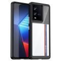 xprmy for Vivo iQOO 10 / Vivo iQOO 9T Case Shockproof Candy Silicone Soft TPU Back PC Protective Phone Cover.