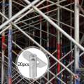 20 Pieces Fixing Shelf Scaffolding Parts Steel Small Scaffolding 12mmx45mm.