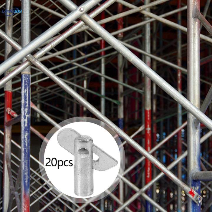 20 Pieces Fixing Shelf Scaffolding Parts Steel Small Scaffolding 12mmx45mm