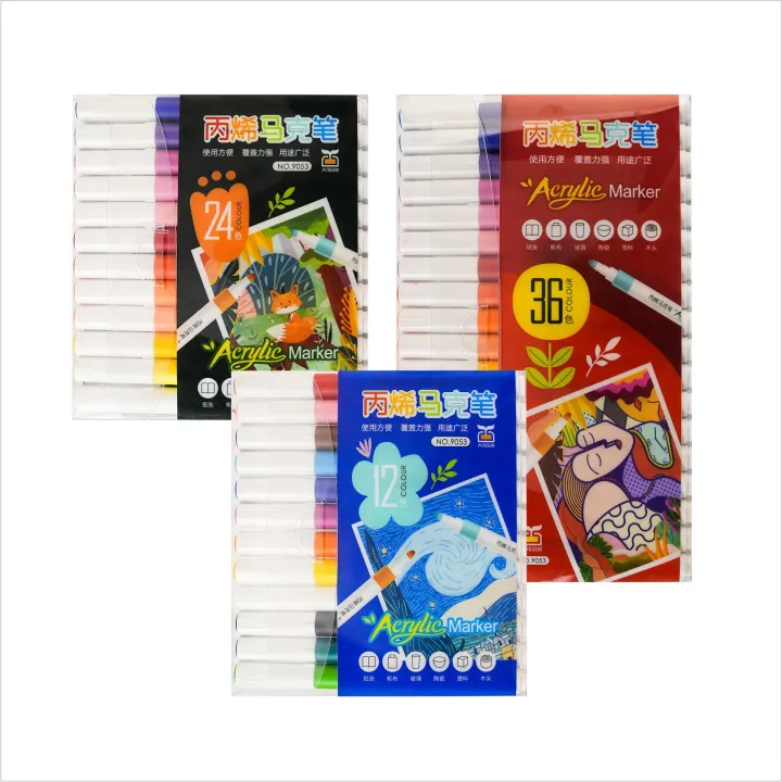 Haomei%20Stationery%2036%20Colors%20Children's%20Painting%20Acrylic%20Marker%20Set%20Kindergarten%20Student%20Caricature%20Acrylic%20Quick%20Dries%20-%20Image%205