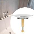 Button Drain Stopper Bath Plug for Bathtub Drain Cover Wash Basin Drain Plug 2. 