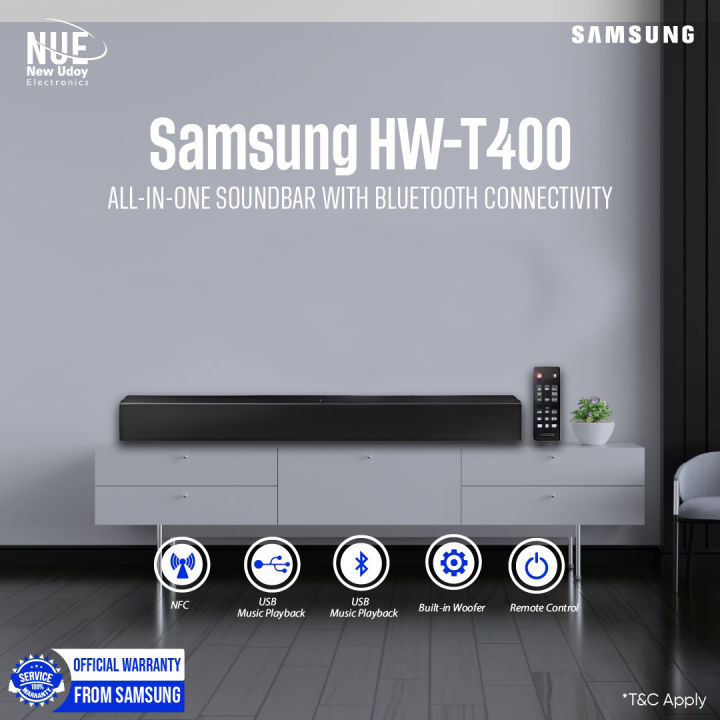 Samsung%20HW-T400/XL%202ch%20All-in-one%20Soundbar%20With%20Bluetooth%20Connectivity%20with%20Free%20Delivery%20-%20Image%202