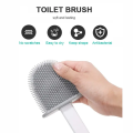 1Pcs- New Silicone Toilet Cleaning Brush And Holder Set. 