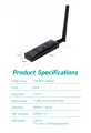 Atheros AR9271 Chipset 150Mbps Wireless USB WiFi Adapter 802.11n Network Card With 5DB Antenna For Windows/8/10/Kali Linux. 