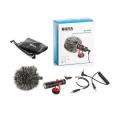BOYA BY-MM1 Microphone Cardioid Shotgun For Phone Android Smartphone Canon Nikon Sony DSLR Camera Consumer Camcorder PC Mic.