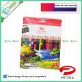Petra Color Pencils 3.5 mm Diameter Pack of 24 Colors shade.