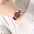 LouisWill Women's Watch Fashion Quartz Movement Belt Watch Strap Watches Two-color Dial Design Cutting Diamond Mirror Surface Elegant Design Watch Wristwatch With Luminous Pointer. 