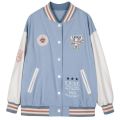 Baseball Uniform American Contrast Color Spring and Autumn Girl Older Kid's Korean Junior High School Student Autumn Clothes Jacket High School Girls' Coat. 