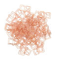 Small Paper Clips, Metal Paper Clips Light Weight 50pcs Durable  for Home for School. 