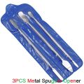 3Pcs Universal Stainless Steel Opening Tool Boot Stick Opener For Mobile Phone Computer Home Appliance Disassembling Touch Repairing Tool Sets. 