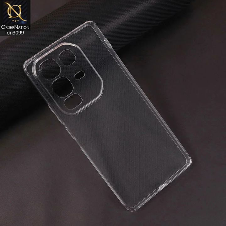 Infinix Note 50 Pro Plus Transparent Case - Plain & Clear TPU Anti Drop Phone Cover with Precise Cutouts