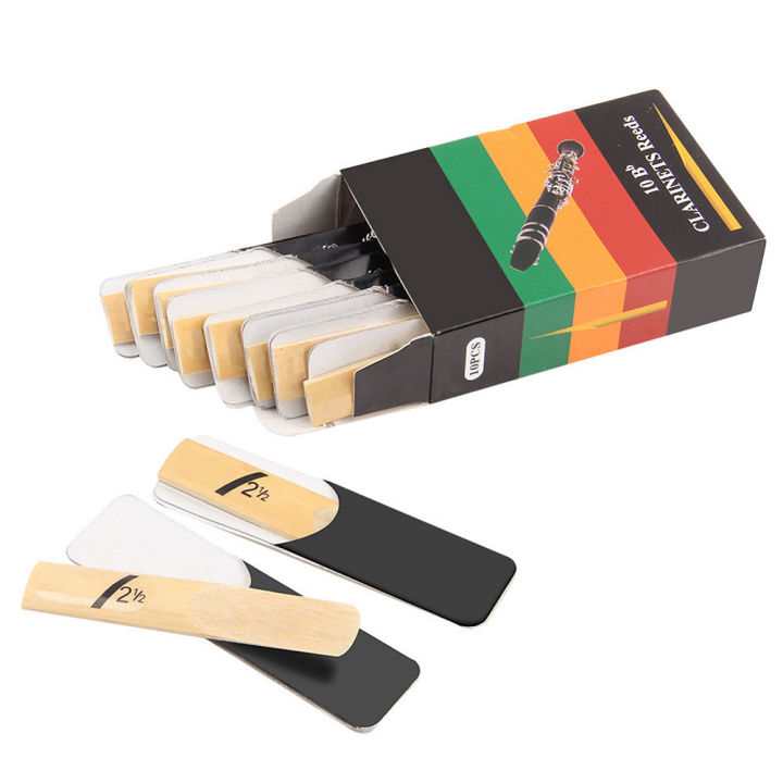 10Pcs%20Bb%20Clarinet%20Reeds%20Strength%202.5%202-1/2%20Reed%20Bamboo%20Woodwind%20Instrument%20Parts%20&%20Accessories%20,%20Clarinet%20Reeds%20-%20Image%204
