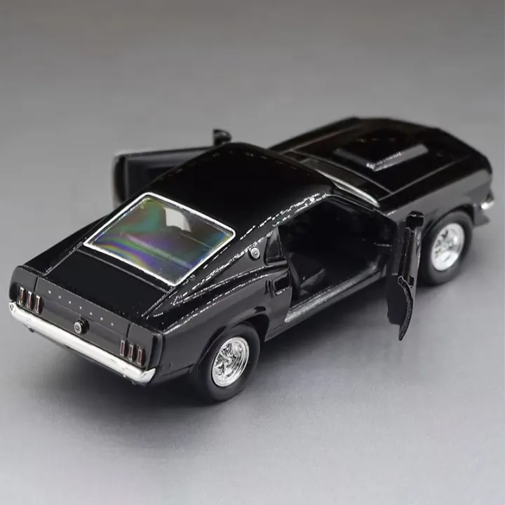 1/36%201969%20Ford%20Mustang%20Boss%20429%20Toy%20Car%20Model%20Simulation%20Alloy%20Diecast%20Vehicle%20Miniature%20Pull%20Back%20Collection%20Children%20Gifts%20-%20Image%204