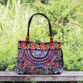Yunnan embroidery bag ethnic canvas bag embroidery handbag bag ladies bag women's handbag cloth bag.