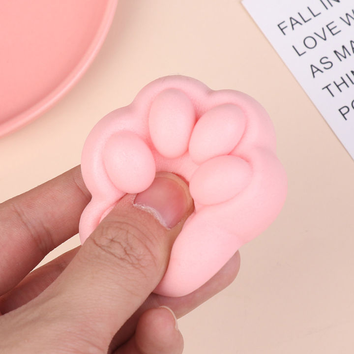 New%20Models%20Small%20Cat%20Paw%20Cute%20Pink%20Cat%20Foot%20Slow%20Rebound%20Wet%20Soft%20Suction%20Finger%20Pinch%20Decompression%20Squishy%20Toy%20Release%20Toys%20-%20Image%202