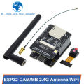 1pcs Esp32-Cam Wifi Module Esp32 Serial To Wifi Esp32 Cam Development Board 5v For Bluetooth With Ov2640 Camera Module. 
