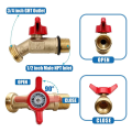 275-330 Gallon IBC Tote Tank Adapter, Ibc Tote Fittings, S60 X 6 Coarse Thread + Garden Hose Valve Faucet. 