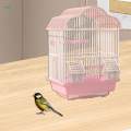 Bird Cage Pet Supplies Travel Birds Cage for Canary Small Birds African Grey. 