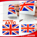 3D EMBOSSED UK FLAG Car Emblem Logo Sticker for All Vehicles | Premium Car Logo Emblem Sticker | Universal Car Logo & Badge Sticke. 