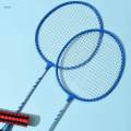 2x Badminton Racquet Set Badminton Rackets for Indoor Outdoor Lawn Beach. 
