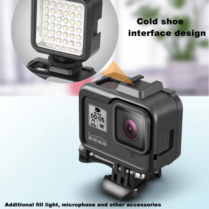 %E3%80%90Lejia%E3%80%91Action%20Camera%20Stable%20Housing%20Mount%20Base%20Firm%20Camera%20Shell%20Full%20Body%20Protective%20Frame%20for%20Gopro%208%20-%20Image%202