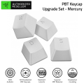 RAZER PBT Keycap Upgrade Set Backlight Compatible Doubleshot Molding With Ultra-Thin Font 120 KeyCaps Pink/White/Black/Green. 
