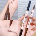 Double Head Liquid Brown Eyeliner Pen/ Waterproof Quick-drying Brighten Eyes Lying Silkworm Pencil/ Women Korean Cosmetics.