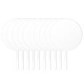 candy Sticks for Lollipops-10 x Cake Topper Blanks-Transparent. 