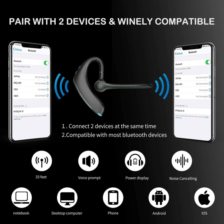 ARMICO%20Bluetooth%20Headset%20Wireless%20Earpiece%20V5.0%20Dual%20Mic%20ENC%20Noise%20Cancelling%20Earphone%20Built-in%202Mic%2016Hrs%20Hands-Free%20Calling%20for%20Driving%20Business%20Office%20Trucker%20with%20Universal%20Cell%20Phones%20-%20Image%205