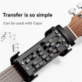SRIWEN Guitar Learning Aid Tool Guitar Chord Trainer Guitar Practice Aid Teaching Learning System for Guitar Beginner Black.