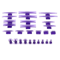 28Pc Glue Tabs Dent Lifter Tools Adjustable Handle Puller Paintless Dent Pit for Car Body Auto Paintless Dent Repair Kit.