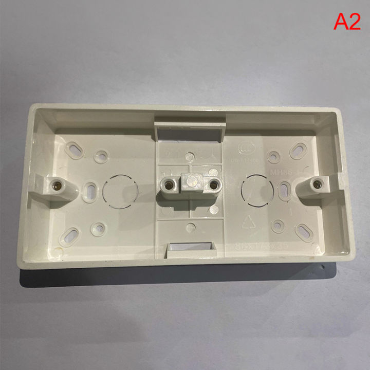 86 Type 2/3/4 Gang Switch Socket Base Junction Box Wall Switch Socket Dark Box Demoo