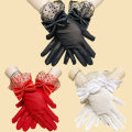 New Lace Gloves, Ladies' Elegant Short Gloves, Tea Party Gloves, Retro Gloves, Summer Gloves, Weiding Short Gloves, Bow Lace Gloves For Ladies and Girls. 