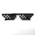 Men Women Goggles Glasses Thug Life 8-Bit MLG Pixelated Sunglasses for Minecraft players Style:6 grid. 