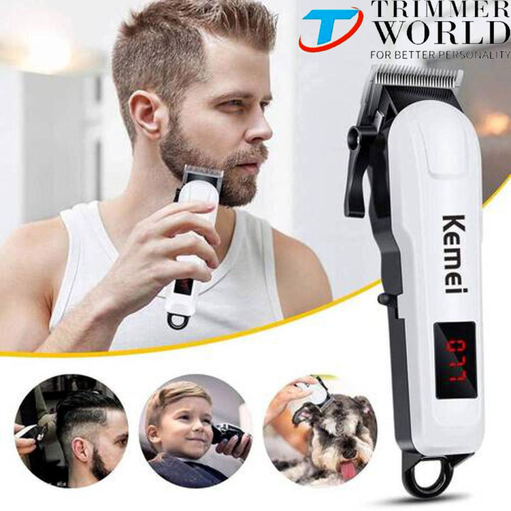 Kemei%20KM-809A%20Professional%20Hair%20Clipper%20LCD%20Display%20Household%20Rechargeable%20Trimmer%20Haircut%20Clipper%20Cutter%20Styling%20Tool%20by%20Trimmer%20World%20-%20Image%202