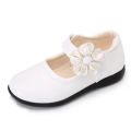 Kids Summer Bow-knot Black Student Sandals Fashion Girls Leather Shoes for Children Wedding Dress Princess School Shoes. 