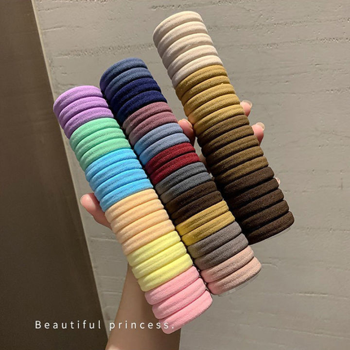 20Pcs/set Women Elastic Hair Band Ponytail Holder Headband Colorful Rubber Bands WANNA