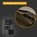 2/1pcs Atx 8/6 Pin Video Female To Male 180 Degree Angled Turning Connector Power Adapter Elbow For Graphics Gpu. 