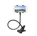 Universal Flexible Long Arms Lazy Bed Desktop Mobile Phone Holder Stand - Black. 
