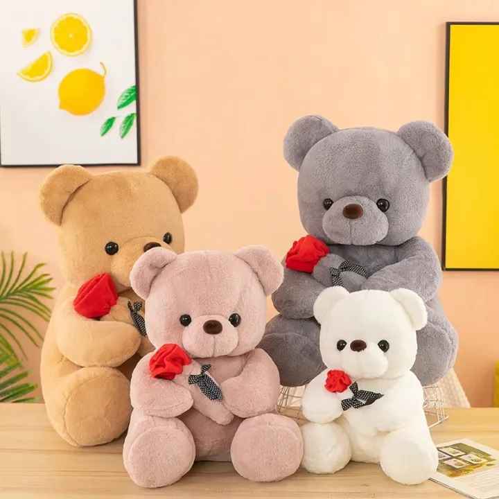 Valentine's%20Day%20roses%20teddy%20bear%20animal%20plush%20toys%20for%20girls%20teddy%20bear%20dolls%20-%20Image%202