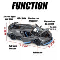 1:24 Bugatti DIVO Diecast Alloy Car Super Sports Racing Car Simulation Toy Vehicles Metal Car Model Car Sound Light Toys For Gift. 