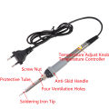 60W Adjustable Temperature Electric Soldering Iron 220V EU Plug Repair Tools. 