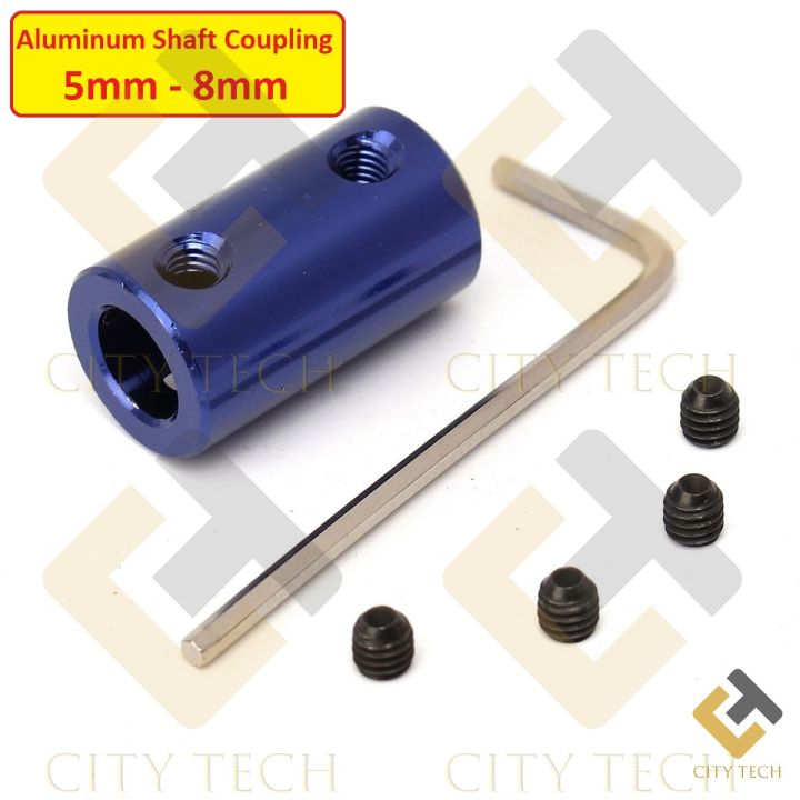 Aluminum Shaft Coupling 5mm To 8mm Clamp Universal Join Stepper Motor Coupler For CNC 3D Printer Engraving Machine DC Motor DIY